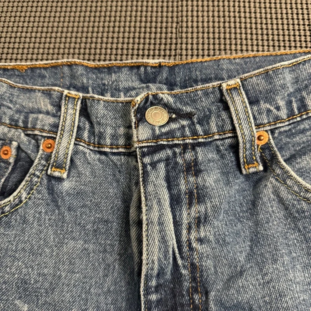 Levis 502 Jeans Mens 30x32 Blue‎ Denim Taper Fit Straight Western Cowboy Rodeo